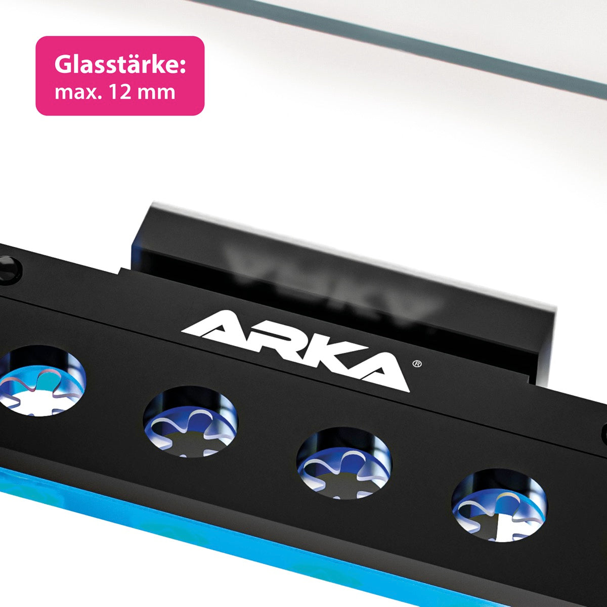 ARKA myReef Frag Rack Deck mit Magnet (8 Löcher, max. 12mm Glasstärke)