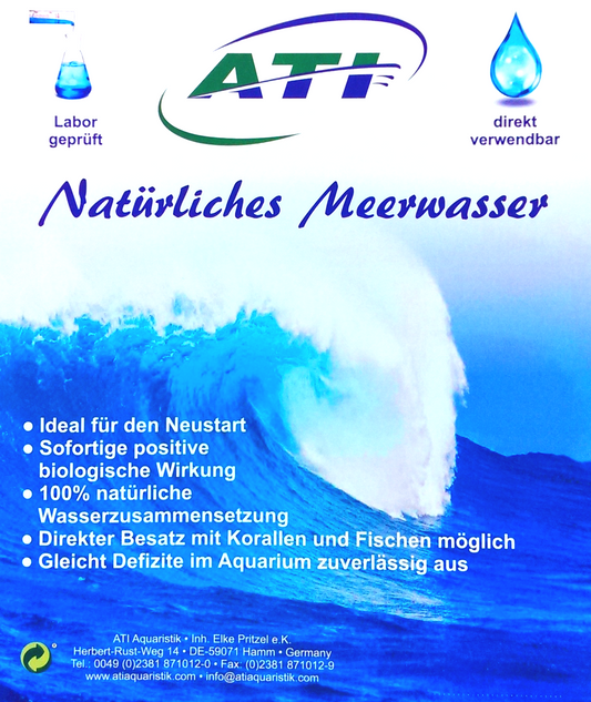 ATI Natürliches Meerwasser (2x10 Liter)