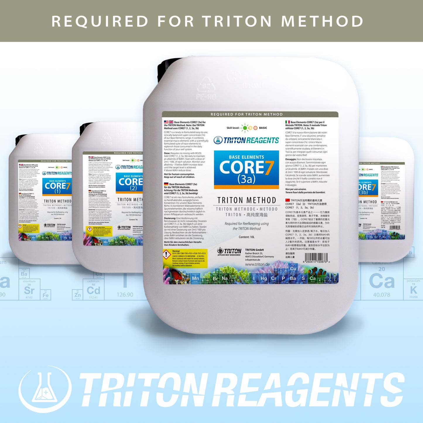 Triton SET Core7 Base Elements Bulk LIQUID Edition 4x5 L