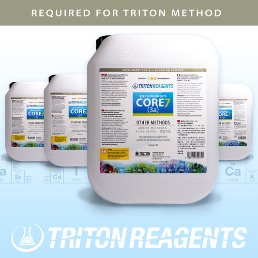 Triton SET Core7 Reef Supplements Bulk LIQUID Edition 4x5 L